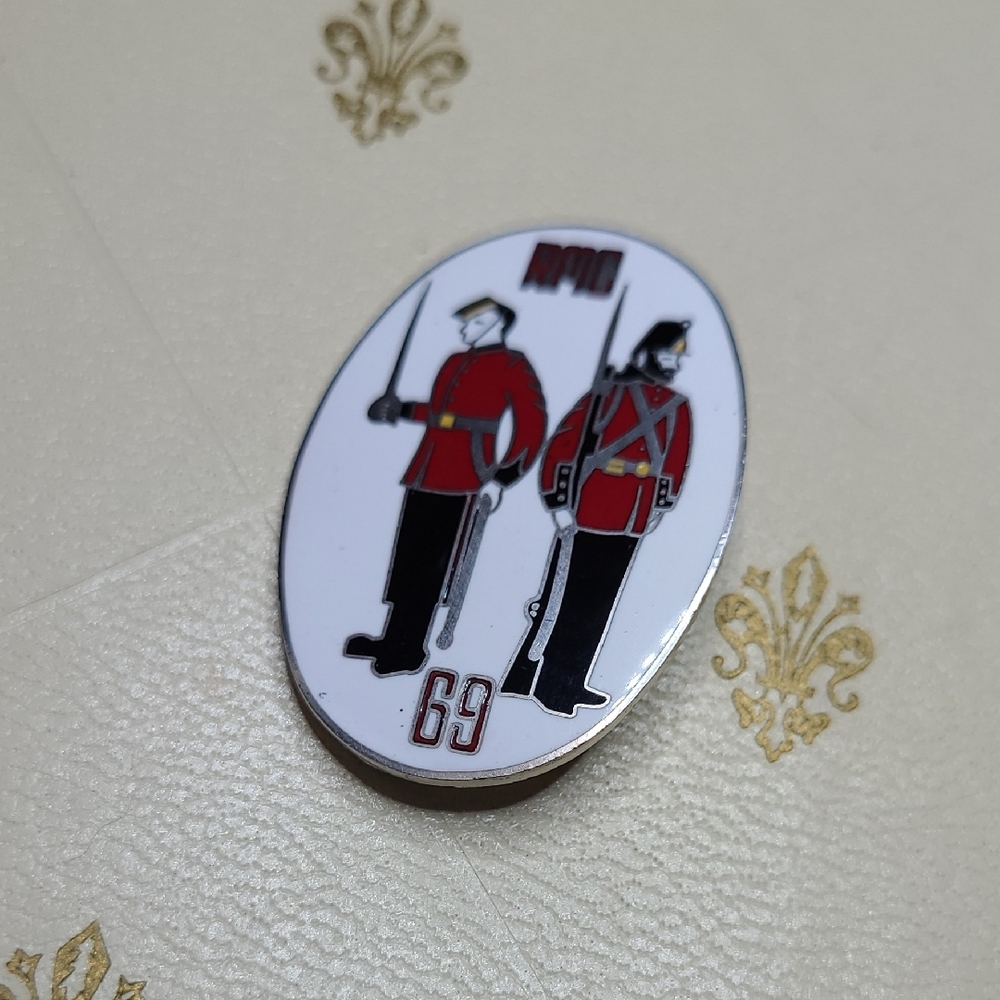 Vintage 1969 RMC Royal British College Enamel Brooch